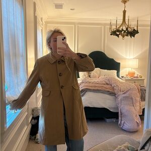 Old Navy Tan Trench Coat Women’s Size L | Classic Chic Jacket